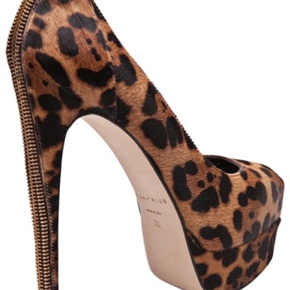 Brian Atwood India Leopard-Print Pumps - Picture 5 of 16